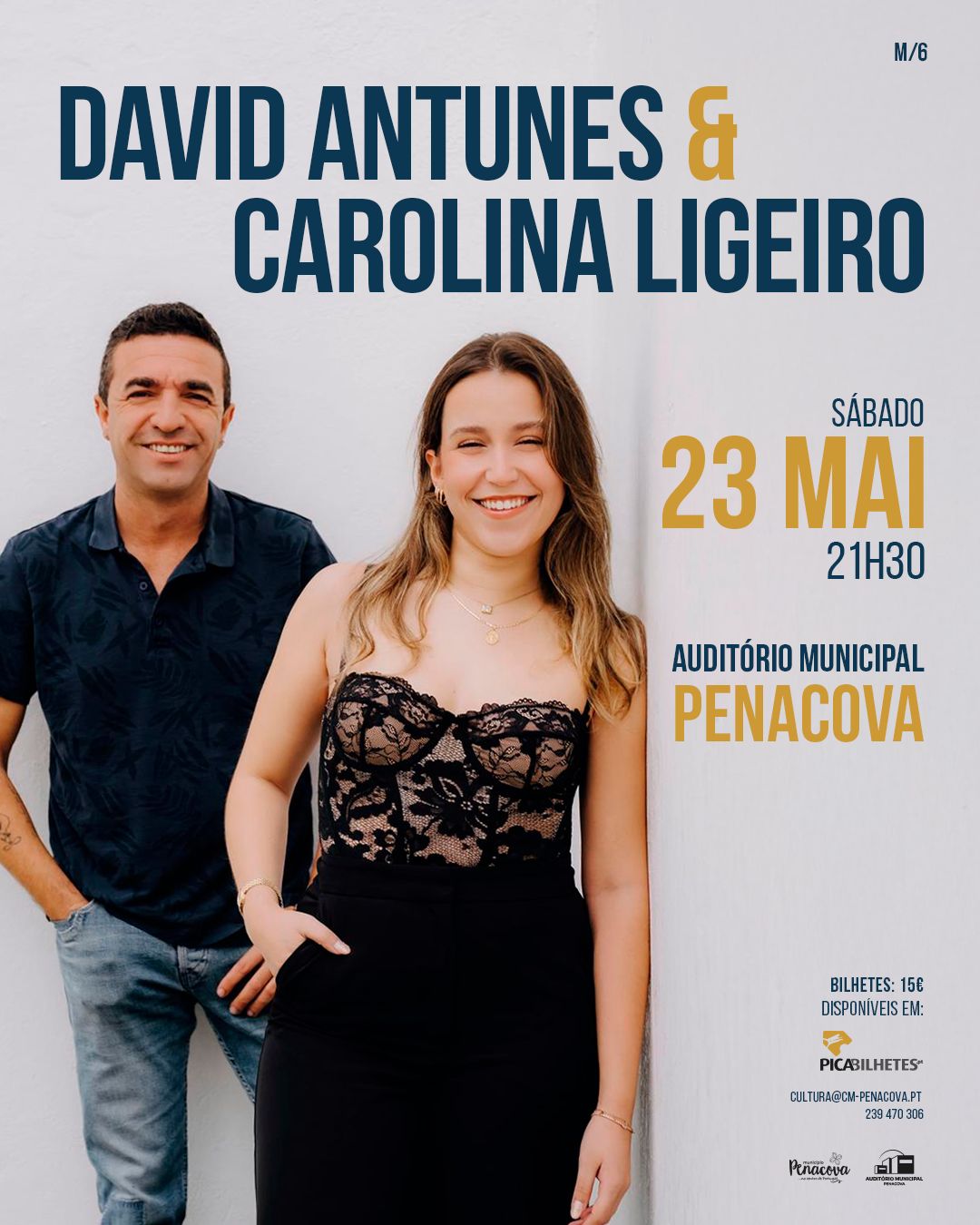 David Antunes & Carolina Ligeiro - Auditório Municipal de Penacova